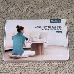 MaxKare Blue Large Heating Pad for Back & Shoulder